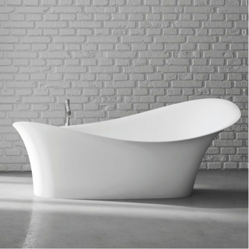 Baignoire îlot AMON 179x75 cm - Blanc Mat Baignoire amon3 Baignoire îlot AMON 179x75 cm - Blanc Mat Baignoire amon3