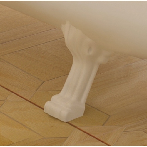 Baignoire rétro ilôt CEDAM 175x75 Fidji pieds Blanc Baignoire fidji pied blanc