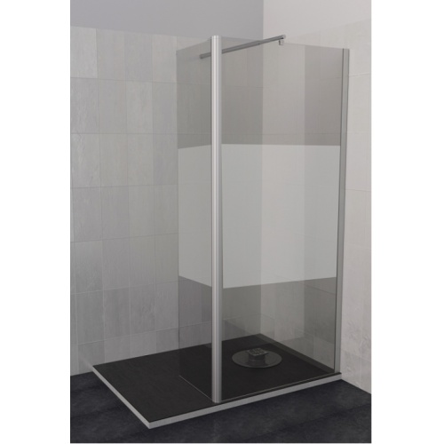 Paroi de douche fixe + volet pivotant 90+45 Parma 