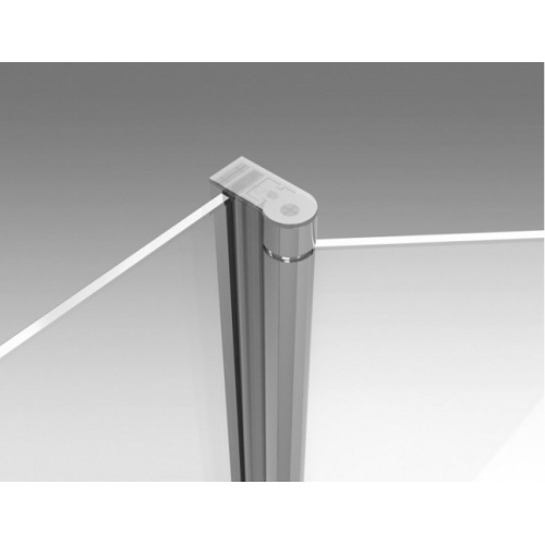 Paroi de douche fixe + volet pivotant KINESPACE DUO 70+45 cm Kinespaceprofilepivot