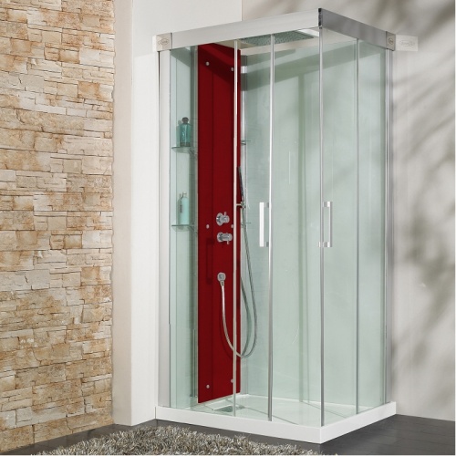 OLD - Cabine de douche thermostatique 100x80 Kineform 100 Rubis OLD - Cabine de douche thermostatique 100x80 Kineform 100 Rubis