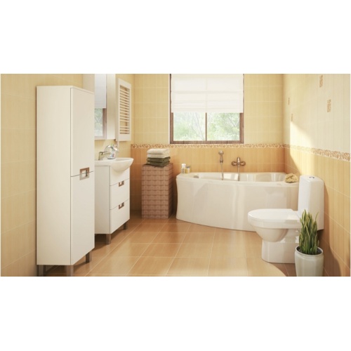 Pack Baignoire SICILIA asymétrique 160x100 angle à droite avec tablier S301 036 ambiance2 Pack Baignoire SICILIA asymétrique 160x100 angle à droite avec tablier S301 036 ambiance2