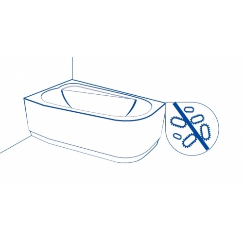 Pack baignoire SICILIA asymétrique 160x100 angle à gauche avec tablier Anti bactérien Pack baignoire SICILIA asymétrique 160x100 angle à gauche avec tablier Anti bactérien