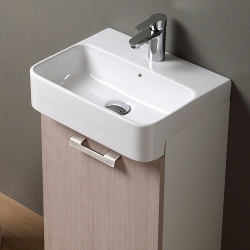 OLD - Meuble lave-mains Piccolo Beige toilé - MT5351C Scenografia5 zoom 2