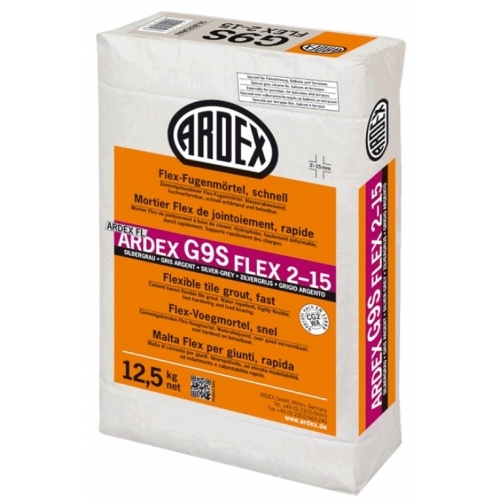 Mortier de jointement Flexible Rapide 12.5Kg Ardex G9S Gris Mortier de jointement Flexible Rapide 12.5Kg Ardex G9S Gris