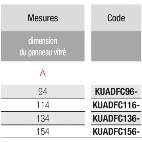 Paroi de douche fixe 115cm Walk in Kuadra H3 Serigraphié Chromé Kuadra h3 schéma2 Paroi de douche fixe 115cm Walk in Kuadra H3 Serigraphié Chromé Kuadra h3 schéma2