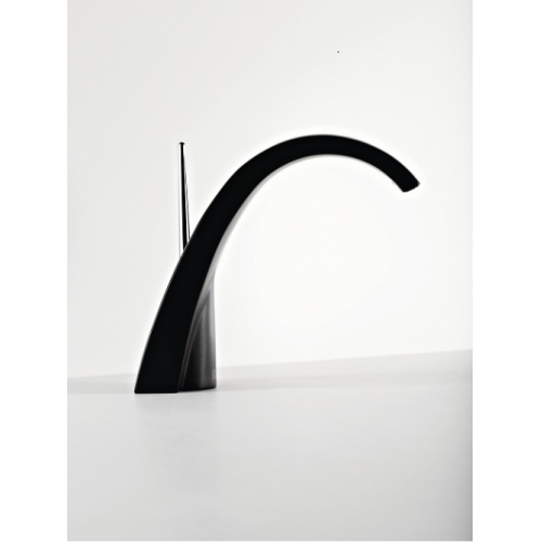 Mitigeur lavabo avec Joystick noir Nouvelle Vague 40.708 NC Nouvelle vague 40708 noir chrome profil Mitigeur lavabo avec Joystick noir Nouvelle Vague 40.708 NC Nouvelle vague 40708 noir chrome profil