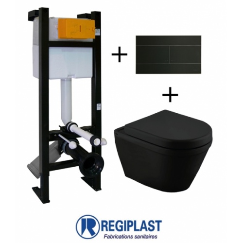 Ensemble Bâti-support Evo + Cuvette noire + Plaque Noire Ensemble Bâti-support Evo + Cuvette noire + Plaque Noire