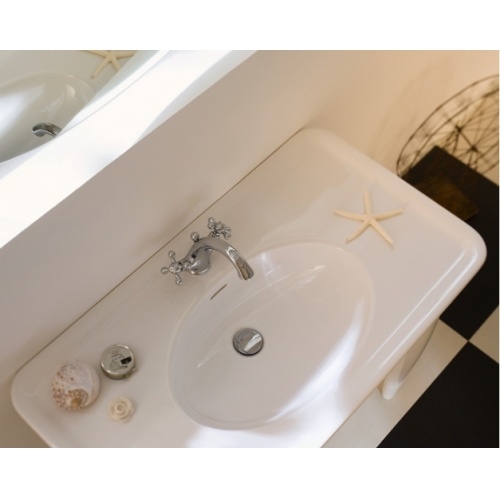 Mélangeur lavabo monotrou rétro vieux bronze Grazia GRC5118/6BR Grazia 02 c Mélangeur lavabo monotrou rétro vieux bronze Grazia GRC5118/6BR Grazia 02 c