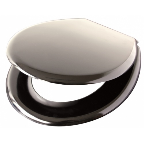 Abattant OLFA tradition double noir Td00020201b entreouvert Abattant OLFA tradition double noir Td00020201b entreouvert