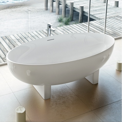 Baignoire à poser CLEARWATER Lacrima Lacrima day zoom Baignoire à poser CLEARWATER Lacrima Lacrima day zoom