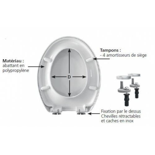 Abattant WC Vallauris Premium SIAMP Vllauris