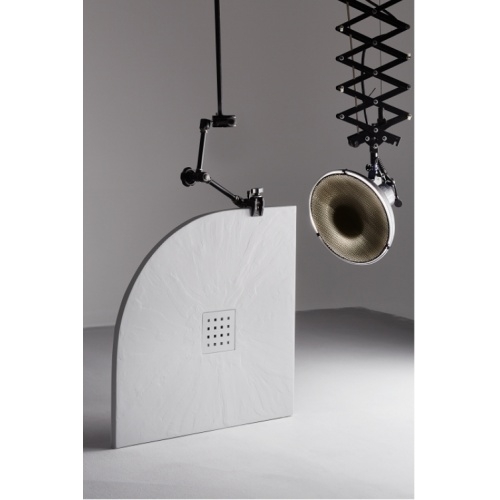 Receveur de douche 80x80 Pizarra 1/4 de Rond Blanc Doccia 2642 Receveur de douche 80x80 Pizarra 1/4 de Rond Blanc Doccia 2642