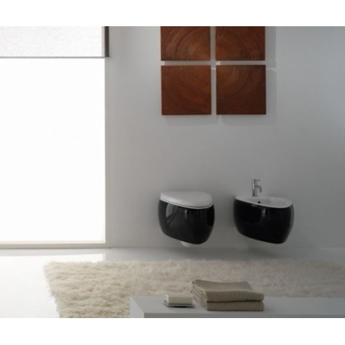 Bidet suspendu Moai blanche Scarabeo 8605 Deco Bidet suspendu Moai blanche Scarabeo 8605 Deco