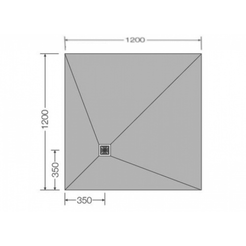 Receveur JACKOBOARD Aqua Décentré 120X120 SV* C00eed199b2
