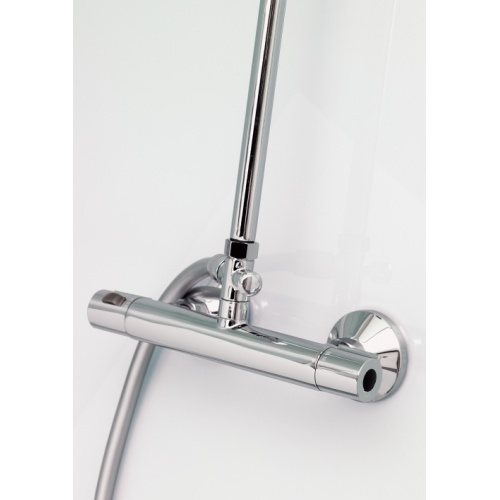 Cabine de douche EDEN Receveur 18 cm - Porte pivotante - 100x80cm Zoom mitigeur eden Cabine de douche EDEN Receveur 18 cm - Porte pivotante - 100x80cm Zoom mitigeur eden