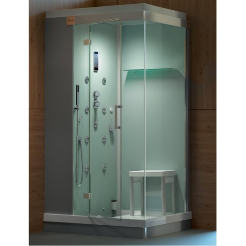 Cabine à recirculation d'eau Kinejet Rectangle Hydromassante 120 x 90 cm Cabine à recirculation d'eau Kinejet Rectangle Hydromassante 120 x 90 cm