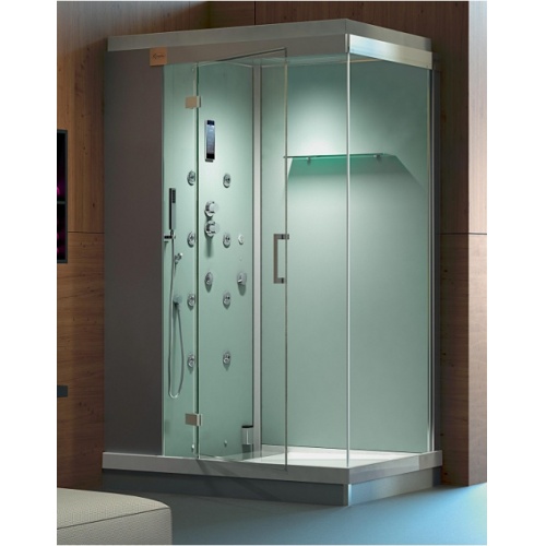 Cabine à recirculation d'eau Kinejet Rectangle Hydromassante 140 x 90 cm Cabine à recirculation d'eau Kinejet Rectangle Hydromassante 140 x 90 cm