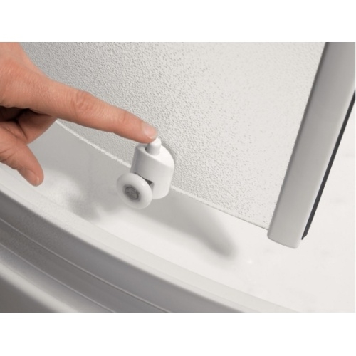 Cabine de douche Kineprime Glass faible hauteur - Coulissante - 1/4 de Rond 80cm Portes couliassante declipsables Cabine de douche Kineprime Glass faible hauteur - Coulissante - 1/4 de Rond 80cm Portes couliassante declipsables