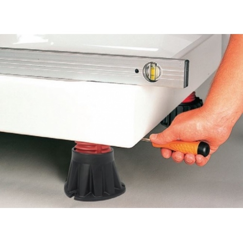 Lot de 4 pieds Stabilibac LAZER pour Receveur de Douche** Stabilibac install