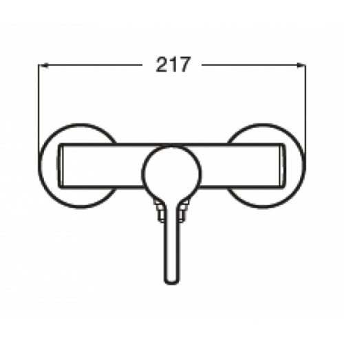 Mitigeur Douche mural TERAS de Roca** Teras douche mural schéma 2 Mitigeur Douche mural TERAS de Roca** Teras douche mural schéma 2