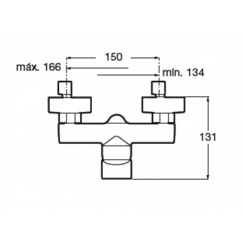 Mitigeur Douche mural TERAS de Roca** Teras douche mural schéma 1 Mitigeur Douche mural TERAS de Roca** Teras douche mural schéma 1