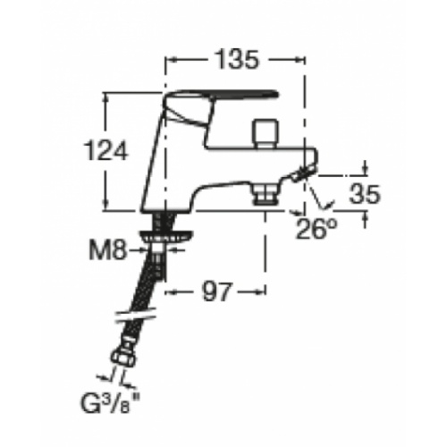 Mitigeur Bain douche Monotrou Mitos de Roca** Mitos bain douche monotrou schéma Mitigeur Bain douche Monotrou Mitos de Roca** Mitos bain douche monotrou schéma