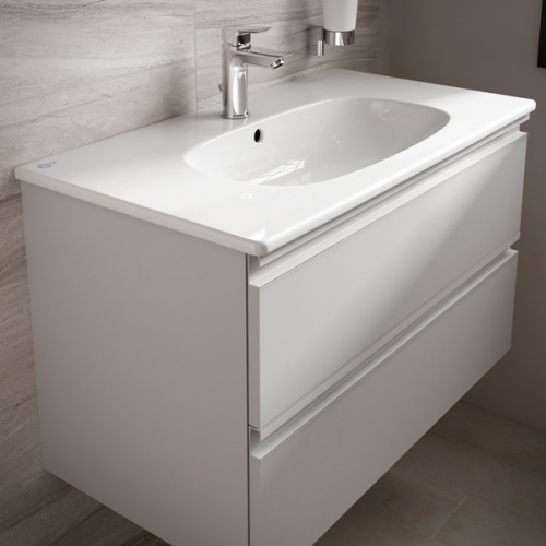 Meuble TESI Ideal Standard 60cm Blanc Laqué Meuble TESI Ideal Standard 60cm Blanc Laqué