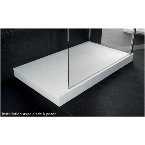 Receveur Extraplat NOVOSOLID Noir Mat 100x80 cm Novosolid sur pieds Receveur Extraplat NOVOSOLID Noir Mat 100x80 cm Novosolid sur pieds