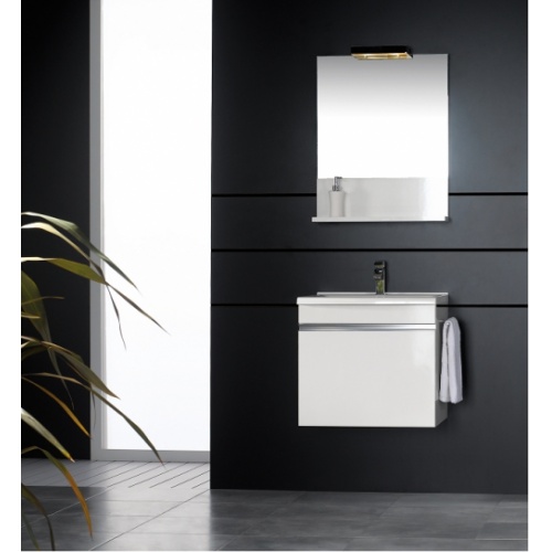 Meuble vasque 60cm avec miroir et éclairage Luxus de Bloc Miroir 