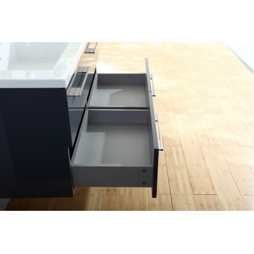 Meuble double vasque 117 Saturn 2.0 Gris Brillant sans miroir 0 120 gris 3 Meuble double vasque 117 Saturn 2.0 Gris Brillant sans miroir 0 120 gris 3