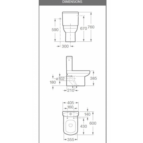 OLD - Pack WC à poser EOS Schéma technique pack eos OLD - Pack WC à poser EOS Schéma technique pack eos