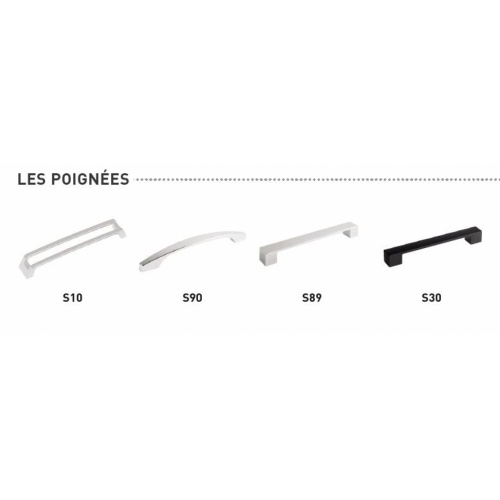 Meuble double vasque 120 cm CHANGO Cristal Argile Poignées chango Meuble double vasque 120 cm CHANGO Cristal Argile Poignées chango