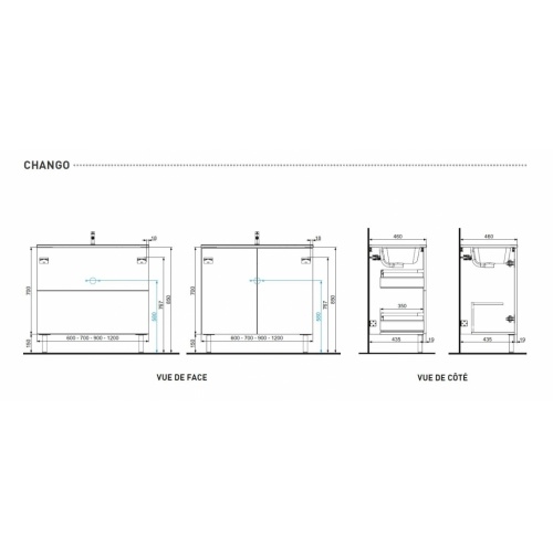Meuble double vasque 120 cm CHANGO Cristal Argile Technique concept chango 3 Meuble double vasque 120 cm CHANGO Cristal Argile Technique concept chango 3