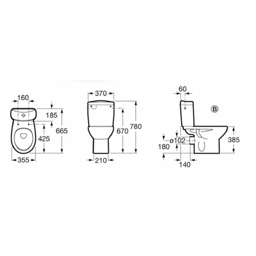 Pack WC à poser MITOS Schéma technique mitos Pack WC à poser MITOS Schéma technique mitos
