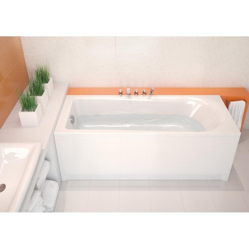 Baignoire rectangulaire 140x70 Flavia sans tablier Flavia ambiance Baignoire rectangulaire 140x70 Flavia sans tablier Flavia ambiance