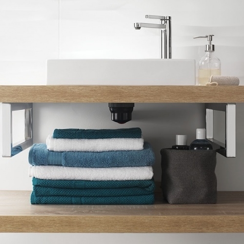 Bonde recoupable et siphon de lavabo ultra compact NANO Black Nano 1 Bonde recoupable et siphon de lavabo ultra compact NANO Black Nano 1