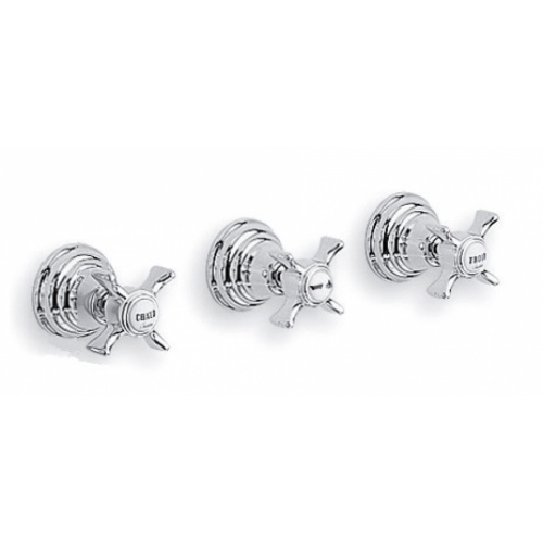 Douche ou Bain douche encastré CHAMBORD rétro Chromé - CH11551 Douche ou Bain douche encastré CHAMBORD rétro Chromé - CH11551