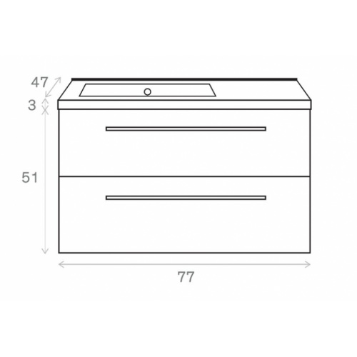 Meuble simple vasque 77 Saturn 2.0 Gris Brillant miroir Lite Côtes meuble 80 Meuble simple vasque 77 Saturn 2.0 Gris Brillant miroir Lite Côtes meuble 80