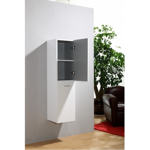 Colonne de salle de bain Saturn 2.0 135cm Blanc Brillant Colonne 135 blanc 2