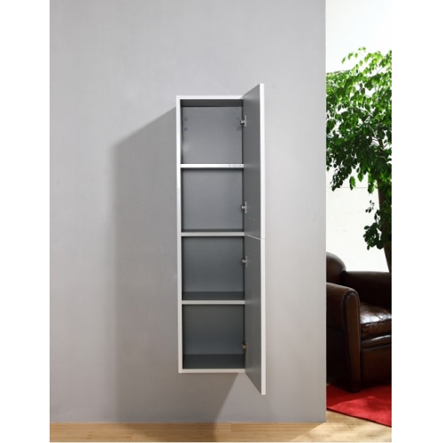 Colonne de salle de bain Saturn 2.0 135cm Blanc Brillant Colonne 135 blanc 4