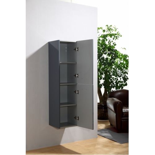 Colonne de salle de bain Saturn 2.0 135cm Gris Brillant Colonne 135 gris 3 Colonne de salle de bain Saturn 2.0 135cm Gris Brillant Colonne 135 gris 3