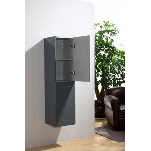 Colonne de salle de bain Saturn 2.0 135cm Gris Brillant Kiss colonne 135 gris 2 Colonne de salle de bain Saturn 2.0 135cm Gris Brillant Kiss colonne 135 gris 2
