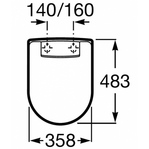 Abattant de WC Japonais Multiclean Premium 2.2 Round 2 round Abattant de WC Japonais Multiclean Premium 2.2 Round 2 round