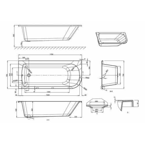Baignoire d'angle VIRIDE Cleargreen 170 cm - Version Droite + Tablier Baignoire d'angle cleargreen viride côtes Baignoire d'angle VIRIDE Cleargreen 170 cm - Version Droite + Tablier Baignoire d'angle cleargreen viride côtes