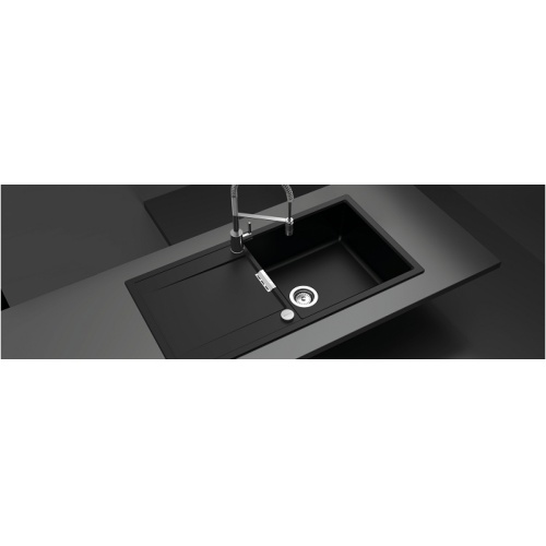 Evier de cuisine CRISTADUR Mono Grande cuve Stone Cristadur mono grande cuve puro evc19011 106 ambiance Evier de cuisine CRISTADUR Mono Grande cuve Stone Cristadur mono grande cuve puro evc19011 106 ambiance