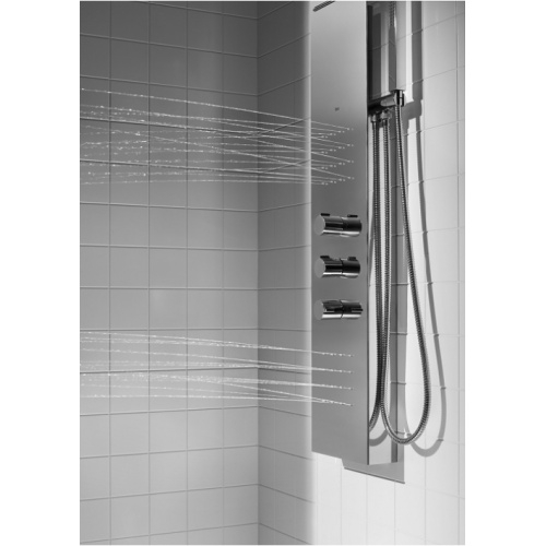 Colonne de douche thermostatique avec cascade Evolution Roca