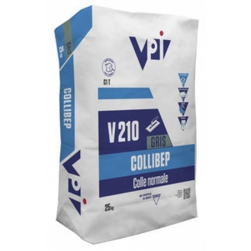 Mortier-Colle COLLIBEP Gris V210 - sac 25 kg - VPI Mortier-Colle COLLIBEP Gris V210 - sac 25 kg - VPI