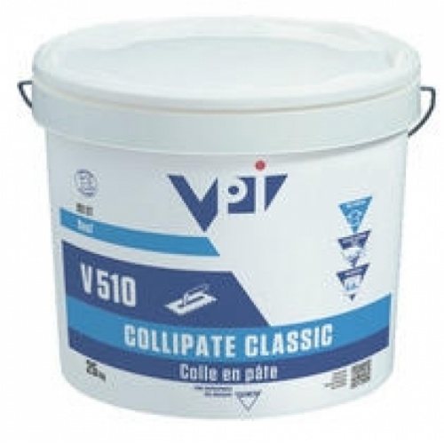 Colle en pâte COLLIPATE CLASSIC V510 - Seau 25 kg - VPI Colle en pâte COLLIPATE CLASSIC V510 - Seau 25 kg - VPI