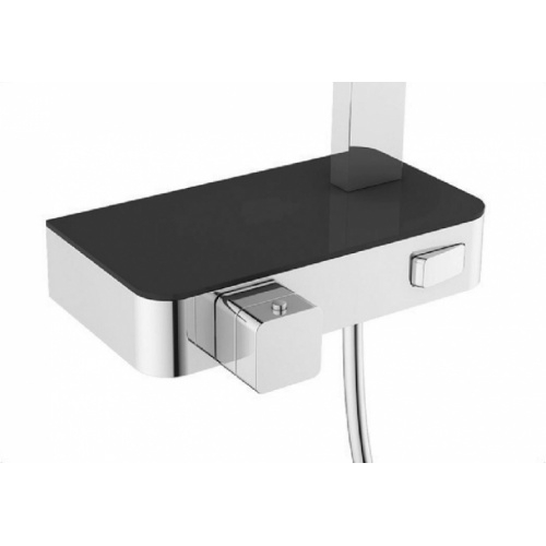 Colonne de douche FLOW Noir - Novellini Flow noir zoom Colonne de douche FLOW Noir - Novellini Flow noir zoom